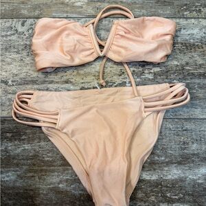 O'Neill Peach Bikini Set